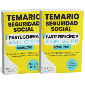 Material resumido para las oposiciones de SEGURIDAD SOCIAL