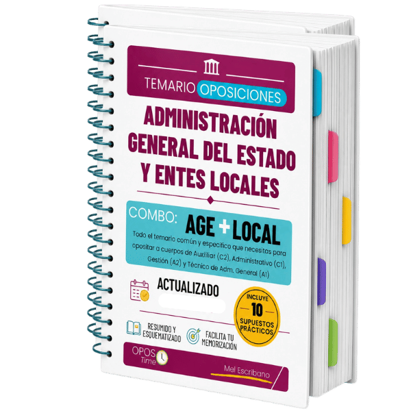 Combo libro para multiples oposiciones de administracion general del estado y local