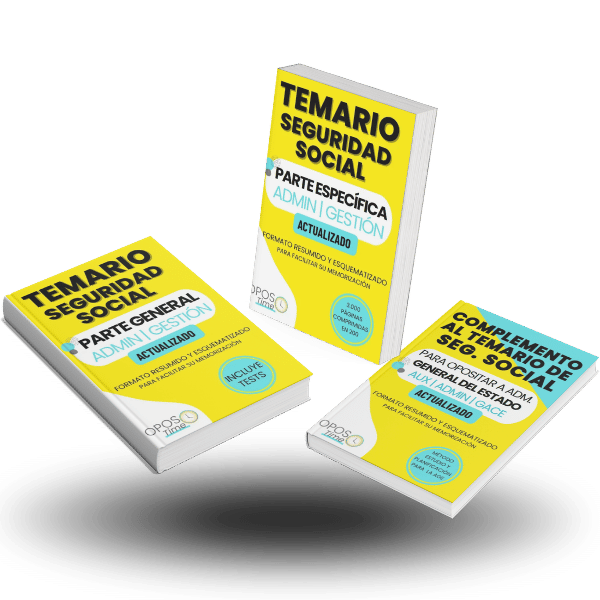 Libros de oposiciones resumidos para SS específico general y complemento,
