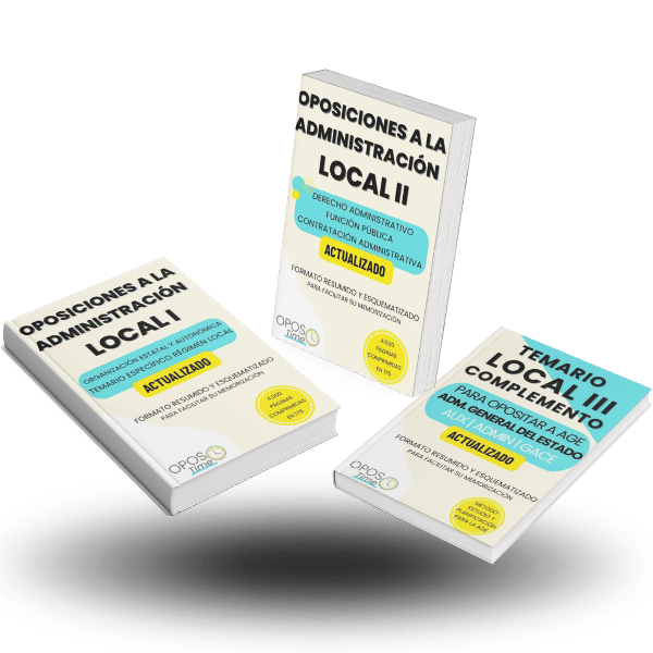 Libros de oposiciones resumidos para locaIes II y III,
