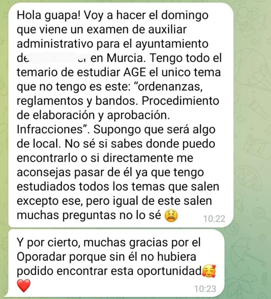 Testimonio resumenes de oposiciones - opostime 60