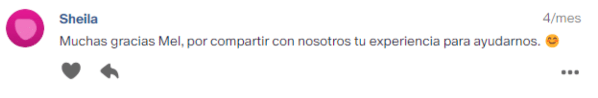 Captura del testimonio 5 compartido en la Comunidad OposTime