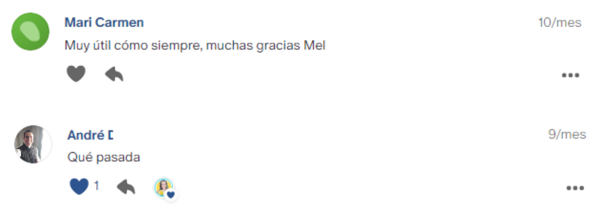 Captura del testimonio 8 compartido en la Comunidad OposTime